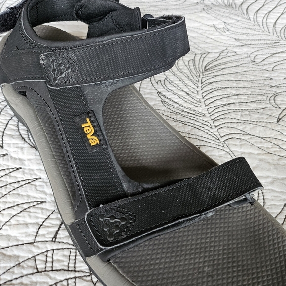 Teva Meacham Black Hiking Sandals Men's 11 - Picture 10 of 14